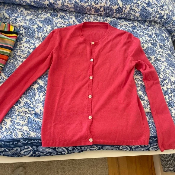 Ralph Lauren - pink cashmere sweater set - Picture 7 of 7